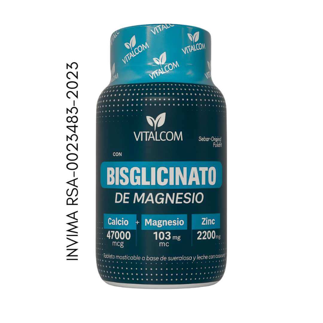 🌙✨ Relaja tu cuerpo, calma tu mente y favorece un descanso reparador con Bisglicinato de Magnesio